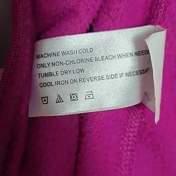 EDDIE BAUER Ladies Full-Zip Microfleece Pink Jacket EB225 Size Medium - Picture 8 of 13